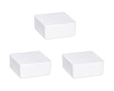 WENKO Nachfüller Raumentfeuchter Cube, 3er Set 500 g Granulat-Block, reduziert Schimmel...