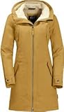 Jack Wolfskin Damen ROCKY POINT PARKA wasserdichte Winterjacke, golden amber, XL