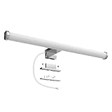 Aourow LED Spiegelleuchte für das Bad,Spiegellampe Badezimmer 40cm 10W 1200lm,Superhell...