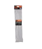 OISE ART STORE Trade Shop - Set 30 Stück Kabelbinder Kabel weiß Kunststoff Nylon 3,6 x...