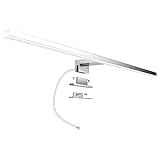 Aogled Led Spiegelleuchte Badezimmer 10W 820LM 60cm 230V 4000K,3-in-1 Klasse II...