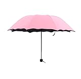 Regenschirme Sturmfest Schirm Water Encounter Flowering Sunny Umbrella Lady UV-Schutz...