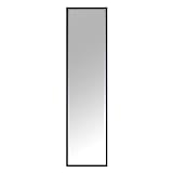 Inspire - Rechteckiger Spiegel Milo mit Holzrahmen - B.30 x H.120 cm - Schwarzes Holz -...