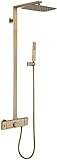 Duschsystem aus Edelstahl Duschsystem mit Thermostat, Duscharmatur-Set, 12 Zoll,...
