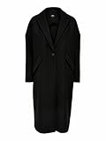 ONLY Damen Onlemma Otw Long Coat, Schwarz, S EU