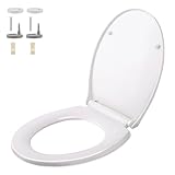 Eloklem Toilettendeckel mit Absenkautomatik, Quick-Release-Funktion Klodeckel für...