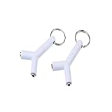 UKCOCO Y Förmiger Kopfhörer Adapter Headset Ohrhörer Kopfhörer Kabel Konverter Auto...