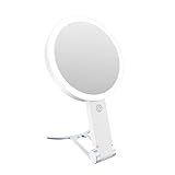 Falten Sie LED Make Up Brillen Doppelseitig Desktop Kosmetikgläser Tischgläser Mit...