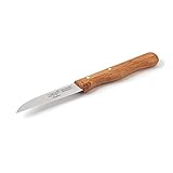 HEISO Gemüsemesser - Scharfes Messer aus rostfreiem Stahl & gerader Klinge - Schälmesser...