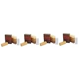 Angoily 4 Sets Bodenreparaturwachs Laminatboden Harz-Kit Plankenboden Bodenfliesen...