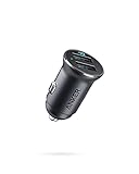 Anker 320 Car Charger (24W II) Ladegerät, Mini Autoladegerät, 4.8A Duales USB mit blauem...