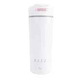 SENECESLI Reisekessel für Fahrt, 304 Edelstahl 475 Ml Mini Heißwasserkessel 300W Platz...