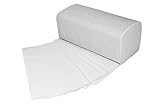 Papierhandtücher Hochweiß Premium | 4.000 Blatt | 2-lagig 25 x 23 cm | ZZ/V-Falz...