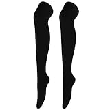 Strumpfe Halterlos Strumpfe Thigh High Socks Beinwärmer Schenkel Socken Baumwolle...