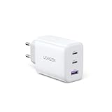 UGREEN USB C Ladegerät 65W 3-Port USB-C Netzteil PPS Schnellladegerät PD Charger 60W...