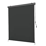 Strattore Ausziehbare Senkrechtmarkise Vertikalmarkise 180 x 250 cm - Markise mit Kurbel...