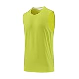WACRD Herren Ärmelloses Shirt Männer Muscle Bodybuilding Atmungsaktiv Gym Fitness...