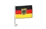 Flaggenfritze Autofahne Autoflagge Deutschland Adler - 30 x 40 cm