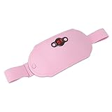 Vibrations-Taillen-Massagegürtel, Tragbarer USB-Lade-Taillen-Heizgürtel Rosa für das...