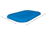 Bestway Flowclear PE-Abdeckplane für Family Pools, 262 x 175 x 50.5 cm, Blau