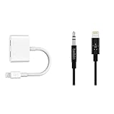 Belkin Rockstar Lightning-Audio- und Ladeadapter & Audiokabel mit Lightning Connector,...