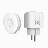 HYHIOTS Smarte Steckdose mit Fernbedienung Kit Keine Batterien 433MHz Funksender...