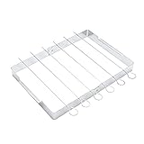 BBQ Langlebig faltbar und Shish Premium Spieße Kabob für Grillrost Küche, Esszimmer &...