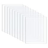 Elodyunhc 10er Set klare Acrylglas Platten (10x15cm) 1mm Dicke Acrylplatten, Plexiglas...