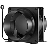 HG Power 100mm Axial Rohrventilator, Abluftventilator Leise 199m³/h Axiallüfter...