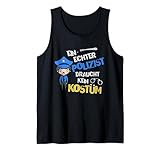 Echter Polizist Uniform Polizei Polizeiauto Sheriff Geschenk Tank Top