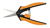 Fiskars Microtip Gartenschere SP13, Länge: 21,5 cm, Hochwertige Stahlklingen/Kunststoff...