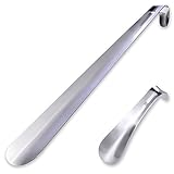 Moocuca 2-pack Schuhlöffel -(42&16cm) Schuhlöffel metall lang Schuhanzieher Edelstah...