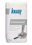 Knauf 4006379012299 Schnellzement, minutenschnell abhärtender Zementmörtel für...