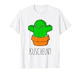 Süßer Kaktus zum Kuscheln Knuddeln Humor T-Shirt