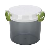 HIGHFLY 2-lagiger Joghurt-Müslibecher mit Deckel, Löffel und Griff, 600 ml, tragbarer...