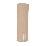 Lodger Moltontuch Beige 120x120 cm Saugfähiges Swaddle Seersucker 0,3 TOG