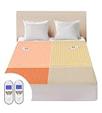 Bwarm Premium Mehrzonen-Matratzenauflage, elektrisch, beheizt, Queen-Size-Größe, 152,4 x...