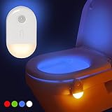 Toilettenlicht mit Bewegungsmelder | Nachtlicht mit Bewegungsmelder Batterie |...