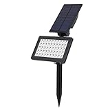 FBITE FXJ Solar-Sicherheitsleuchte, 50 LEDs, Solar-Gartenleuchten, verstellbare...