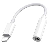 iPhone Kopfhörer Adapter, Lightning auf 3.5mm Kopfhörer Adapter Aux Adapter Klinke Audio...