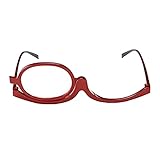 Monolente Schminkbrille Tragbare rotierende und faltbare Schminkbrille Damen Lesebrille...