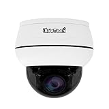 JideTech PTZ POE Überwachungskamera aussen,5MP Dome IP Kamera mit 4X Optischer Zoom,2...