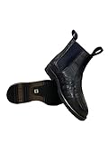 equi-deluxe Jodphurstiefelette Leder Reitstiefelette für Jodhpur- und Stiefelhosen...