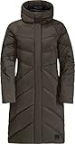 Jack Wolfskin Marienplatz Coat Women, M, Cold Coffee