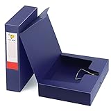 2 Stück A4 Archivbox,Archiv-Schachtel mit 65mm Breit Rücken,Dokumenten-Box A4 für...