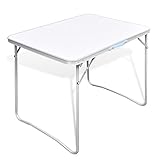 CIADAZ Campingtisch zusammenklappbar mit Metallrahmen, Klapptisch, Camping Tisch,...