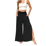 Azruma Fahrradhose Damen Hosen Teenager mädchen Damen Jeans Straight Frauen Boho Leinen...