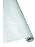 1 Rolle Damast - Tischtuch weiß 1 m x 50 m Papiertischdecke Tischdecke, Papiertischtuch,...