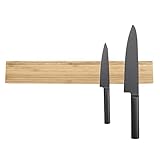 KITCHENDAO Magnetleiste Messer 44 cm, Messerhalter Magnetisch aus Bambus, Messerblock Ohne...
