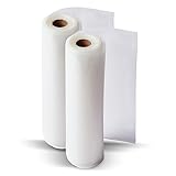Power XL Duo NutriSealer Vakuumfolien-Rolle 2er Set - Folienrolle - 600x28cm - kochfeste...